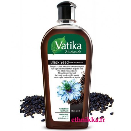 Vatika with nigella oil Black seed habba sauda - Dabur