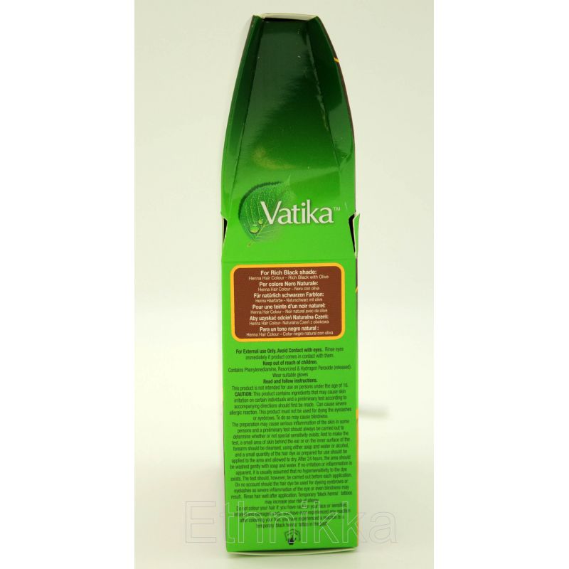 Buy a coloring Henna hair color Vatika Rich Black - Black Buy a coloring Henna hair color Vatika Rich Black - Black