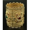 Jewel of oriental tradition gold-plated bracelet 